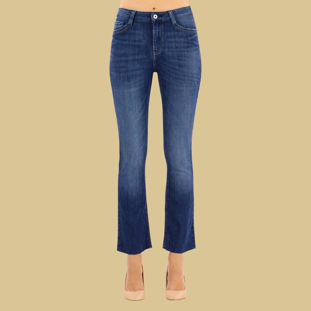 NEW MORRISON DENIM the starlet boot cut crop jeans in night moves